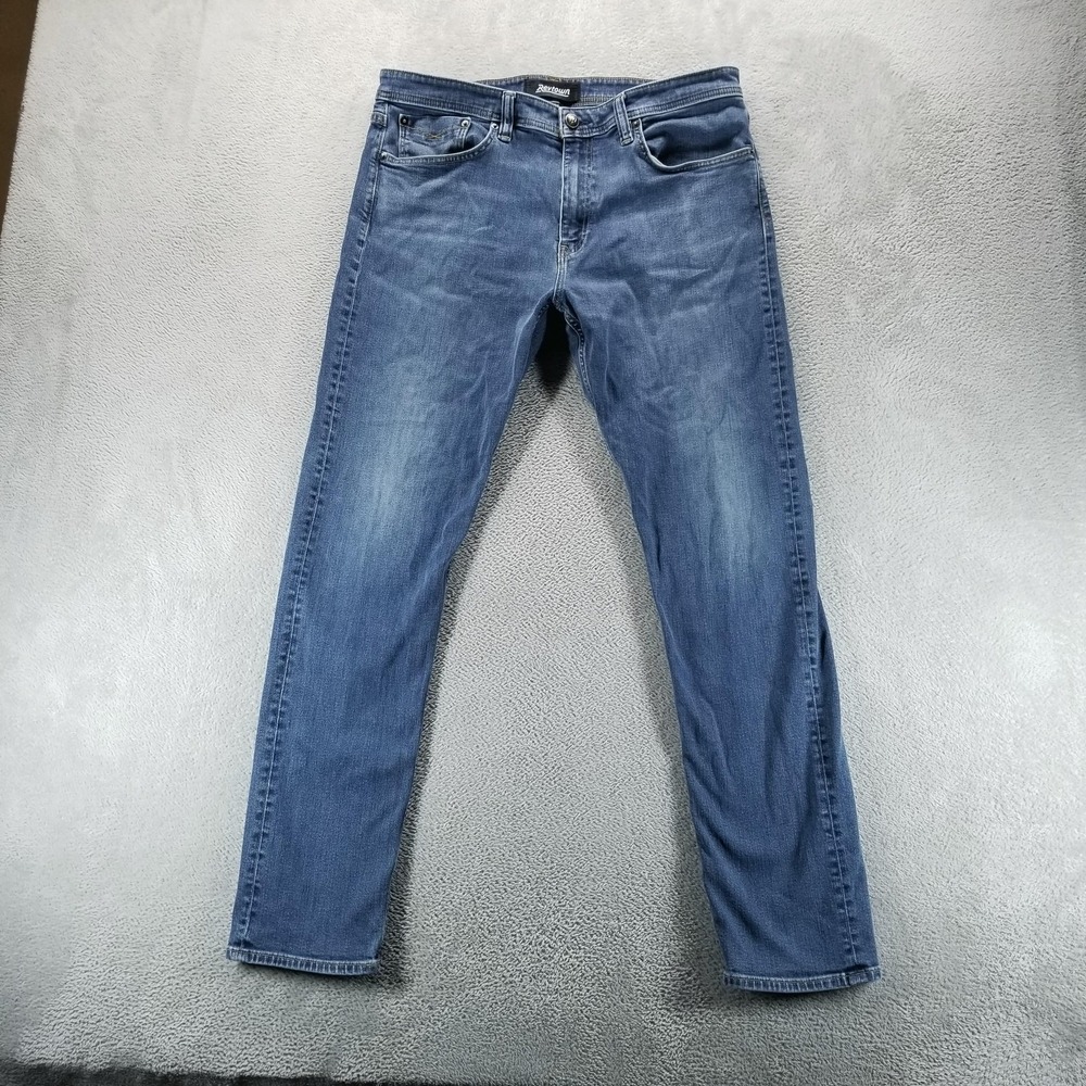 Revtown‎ Jeans Mens 36x34 Blue Decade Denim Slim Taper Medium Wash Stretch